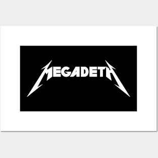 MegaDeth Metal Logo Posters and Art